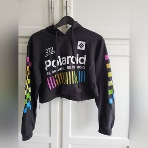 Vintage Polaroid Hoodie Sweatshirt Sweater Women Large